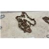 Image 3 : Galvanized Utility Chain, Heavy-Duty Chain with Grab Hook, Rusty Utility Chain, and S-Hook