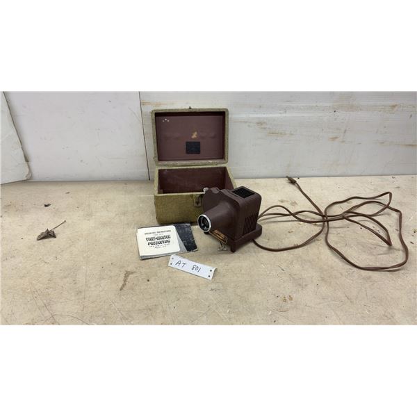 View-Master S-1 Projector by Stereocraft Engineering with Case and Instructions