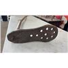 Image 3 : Antique Wooden Masher with Long Handle and Perforated Paddle Head
