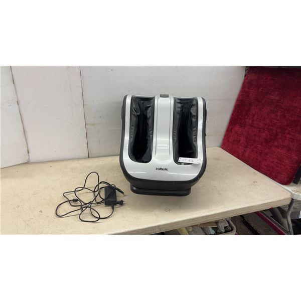 truMedic IS-6000 Foot and Calf Massager with Air Compression and Heat with Power Adapter