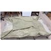 Image 3 : Double Folding Tent Cot with Tan Fabric and Metal X-Leg Frame