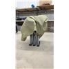 Image 5 : Double Folding Tent Cot with Tan Fabric and Metal X-Leg Frame
