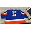 Image 4 : New York Islanders Denis Potvin #5 Signed Hockey Jersey, Size XL, Made in Canada