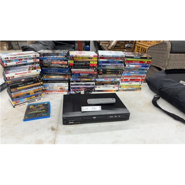 Diamond Vision DVD/CD Player with Remote, DVD Collection, 75 and More