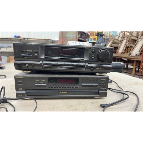 Technics SA-GX290 AV Control Stereo Receiver and SL-PD887 5-Disc CD Changer