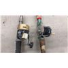 Image 4 : Fishing Landing Net, Crown Planet No. 11 Spinning Reel Rod, and Bronson Royal Baitcasting Reel Rod