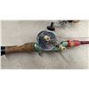 Image 5 : Fishing Landing Net, Crown Planet No. 11 Spinning Reel Rod, and Bronson Royal Baitcasting Reel Rod