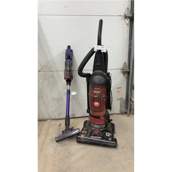 Bissell PowerForce Helix 2 Turbo Upright Vacuum and Cordless Stick Vacuum, No Charging Cord