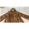 Image 3 : Full-Length Fur Coat with Hook-And-Eye Closure, Sz M-L. Some Damage at Button Closure