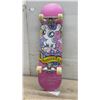 Image 3 : Pink Unicorn Graphic Skateboard with White Wheels