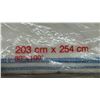 Image 2 : Texmade Alpine Flannelette Sheet, 80% Cotton/20% Polyester, 80 x 100"