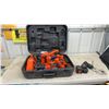 Image 1 : Black & Decker FireStorm 18-Volt 4-Tool Cordless Combo Kit with Batteries, Charger, and Case