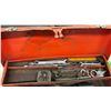 Image 2 : Metal Toolbox with Assorted Hand Tools, Kawasaki 18V Cordless Impact Driver, and More