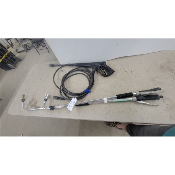 Pressure Washer Accessory Kit with Telescoping Extension Wand, Hose, and Spray Gun