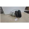 Image 1 : Pneumatic Utility Wheels with Steel Rims and Metal Pulleys, Set of Four and More