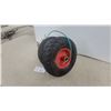 Image 2 : Pneumatic Utility Wheels with Steel Rims and Metal Pulleys, Set of Four and More