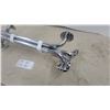Image 2 : 4xChrome-Plated Stainless Steel Safety Grab Bars with Knurled Grip and Mounting Plates, 16" to26"
