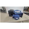 Image 1 : Blue Horizontal Shaft Gasoline Engine with Recoil and Electric Start N.R.