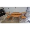 Image 1 : Wooden Drop-Leaf Dining Table 30" Hgt.