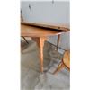 Image 4 : Wooden Drop-Leaf Dining Table 30" Hgt.