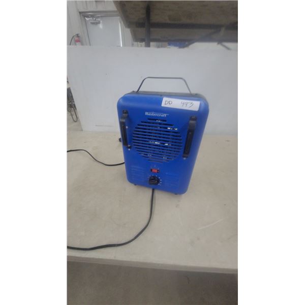 Mastercraft Portable Utility Heater with Thermostat Control 1500watt