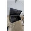 Image 3 : Knaack Model S-90 Black Steel Job Box Storage Chest with Security Lock Cutout 23 x 36 x 17"