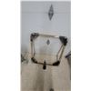 Image 1 : Wooden Frame Industrial Power Tool Dolly with Metal Corner Braces and Caster Wheels