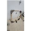 Image 3 : Wooden Frame Industrial Power Tool Dolly with Metal Corner Braces and Caster Wheels