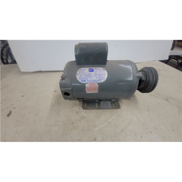 2 H.P. Doerr Horsepower Single-Phase Electric Motor Model with Stepped Pulley