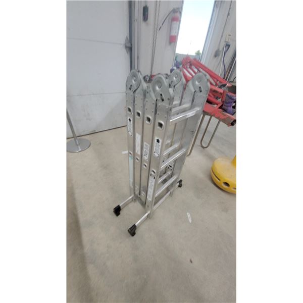 Louisville MF-1200 Series Aluminum Multi-Position Articulating Ladder, Type 1A 300-Pound Capacity