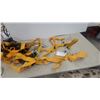 Image 2 : Yellow and Black Fall Protection Safety Harness with Lanyard, D-Rings, and Snap Hooks