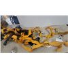 Image 3 : Yellow and Black Fall Protection Safety Harness with Lanyard, D-Rings, and Snap Hooks