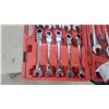 Image 2 : Glory Metric Flex-Head Ratcheting Combination Wrench Set, 8mm to 24mm