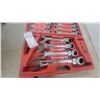 Image 4 : Glory Metric Flex-Head Ratcheting Combination Wrench Set, 8mm to 24mm