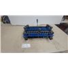 Image 1 : Blue Metal Dovetail Jig with Slotted Template and Clamping System