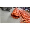 Image 5 : Orange Plastic Safety Fence /Snow Fence Rolls, 3x