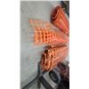 Image 6 : Orange Plastic Safety Fence /Snow Fence Rolls, 3x