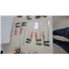 Image 3 : Assorted Woodworking Clamps Including Bar Clamps, F-Clamps, and Quick-Grip Clamps 14x