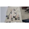 Image 4 : Assorted Woodworking Clamps Including Bar Clamps, F-Clamps, and Quick-Grip Clamps 14x