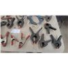 Image 2 : Assorted Spring Clamps, Corner Clamps, and Metal Brackets
