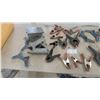 Image 5 : Assorted Spring Clamps, Corner Clamps, and Metal Brackets