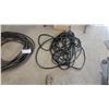 Image 5 : Black Rubber Air Hoses with Brass Quick-Connect Fittings, Lot of 3