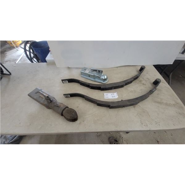Dexter Trailer Leaf Springs, Fulton 2" Ball Coupler