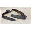 Image 4 : J.E. Lortie Co. Ltd. Montreal Military Police Leather Duty Belt and Vintage Duty Belt with Pouch