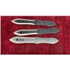 Image 3 : Perfect Point Throwing Knives Set of Three with Sheath & Set of Two with Sheath