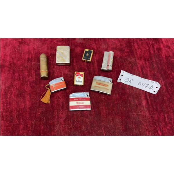 Vintage Lighter Collection: Winston, Marlboro, John Player Special, Du Maurier, and More