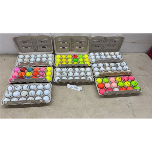 Assorted Golf Balls 144, Including Titleist, Callaway, Srixon, Wilson
