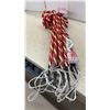 Image 3 : Illuminated Candy Cane Pathway Markers, Red and White Striped, 15 & Working