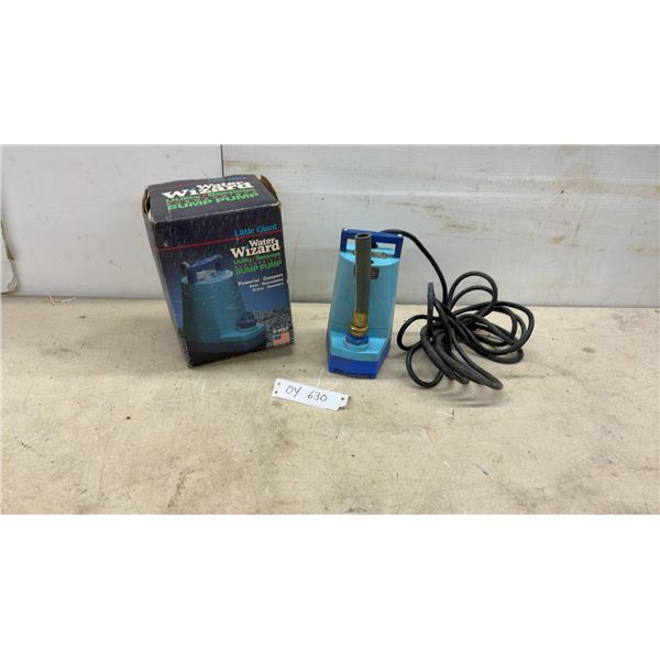 Little Giant Water Wizard Model 5-MSP Submersible Utility Sump Pump, 115V 5.0A
