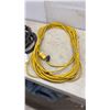 Image 4 : Jumper Cables and 2 Outdoor Extension Cord with Triple Outlet Adapter